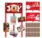 Christmas Wooden Hanging Picture Holders Xmas Card Display with 60 Photo Clips for Christmas Holiday Wall Door Window 3 Pcs Rustic Home Decoration
